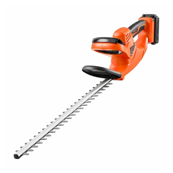 Cordless Hedge Trimmer, 20V 2A, 20 Inch Electric Bush Trimmer with 1200 RPM, Dual Action Blade for Yard, Lawn, Low Branches, Secure Design