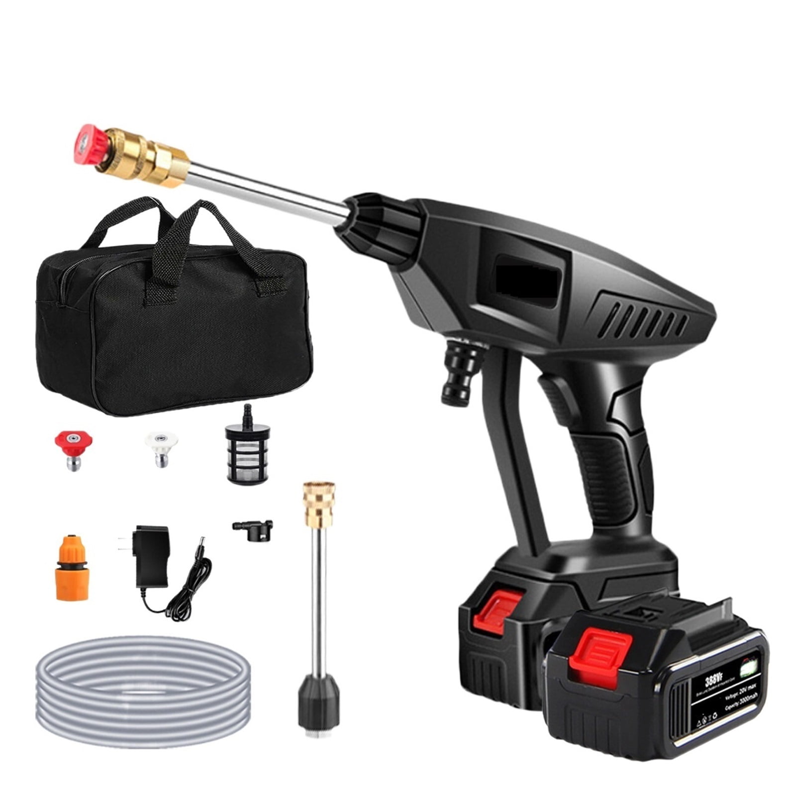 Cordless High Pressure Car Washer Spray Cordless Portable Car Wash Pressure Cleaner Cleaning Machine For 18V Battery ,Easy to Use
