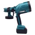 Cordless High Pressure Paint Sprayer , 600W Spray Gun with 1000ml High
