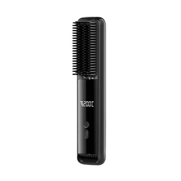 Cordless Hot & Cold Air Hair Straightener Brush, 200C, Type-C Fast Charge, Anti-Scald