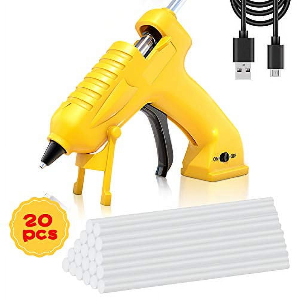 MONVICT Mini Hot Glue Gun, Small Hot Melt Gun for Kids DIY Small Craft  Projects and Home Quick Repairs Use 7mm Glue Sticks