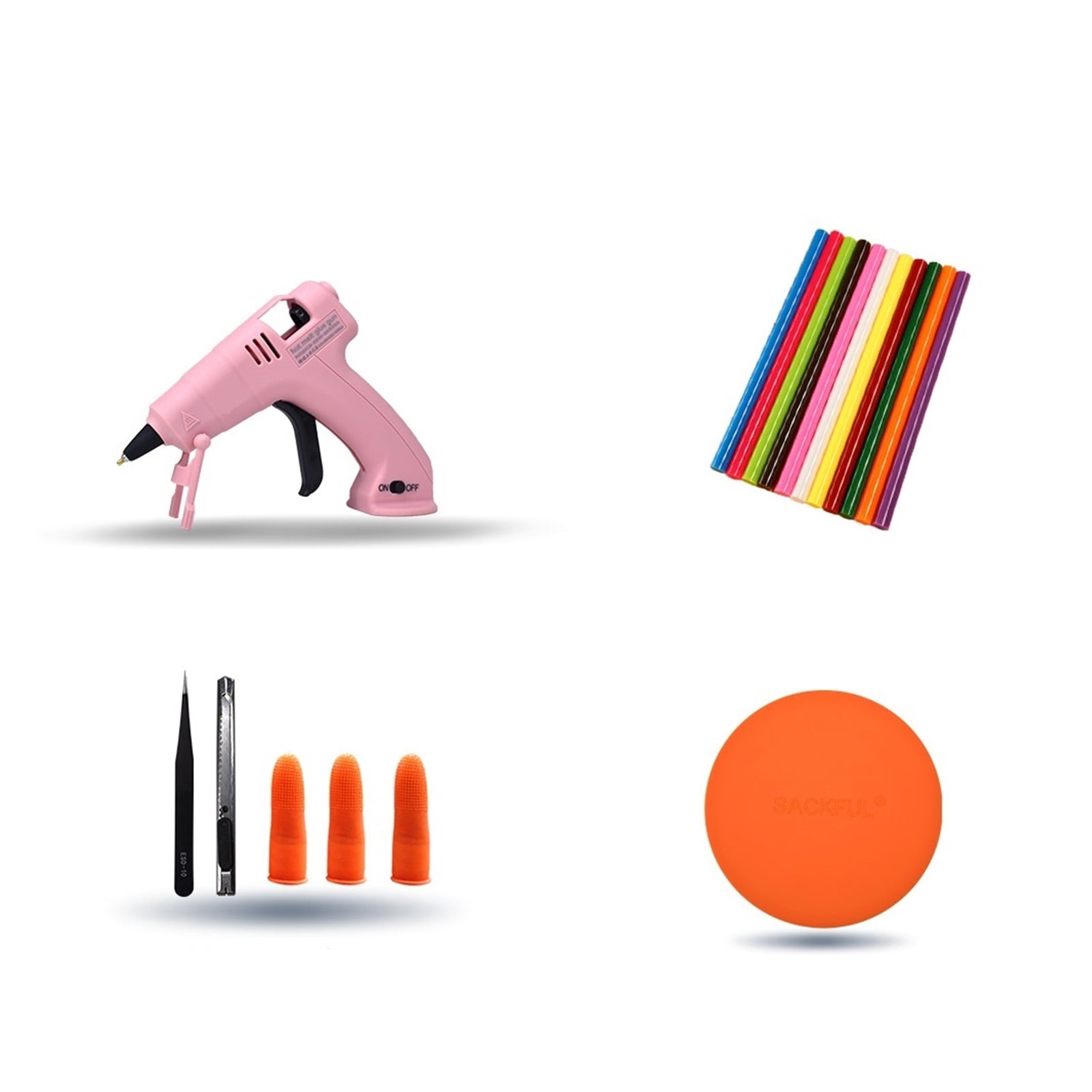 Cordless Hot Melt Glue Gun Child Hand Crafts Home DIY Repair Use 7mm Glue Stick Wireless Glue Gun 3.6V 2000mAh 60 min use time ,Effortless Crafting