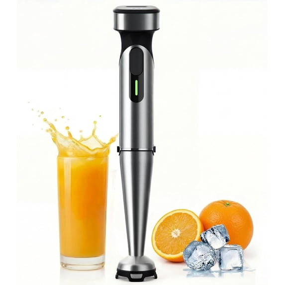 Cordless Immersion Blender with Rcharable Battery, Portable Hand Blenders with Adjustable Speed, Hand Held Stick Mixer for Effortless Blending Shakes, Smoothies, Soups, Puree or Baby Food