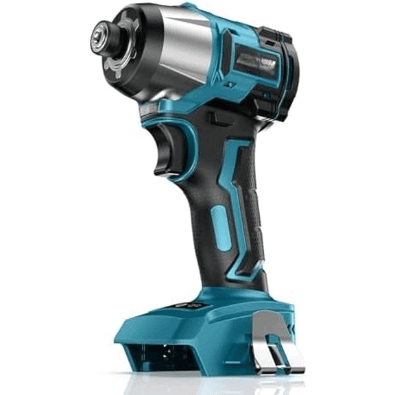 Cordless Impact Driver 1/4" Compatible with Makita 18V Battery (Bare Tool), 1800in-lbs Electric Brushless Impact Drill, Compact Power Driver Tool for Home Projects, Auto-Stop & LED Light