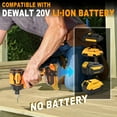 thumbnail image 1 of Cordless Impact Driver and Drill Combo Kit (Tool Only) Compatible with Dewalt 20V Max Battery, 1 of 7