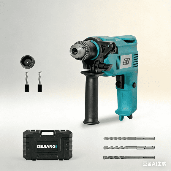 1/2 Inch SDS-Plus Rotary Hammer Drill  Heavy Duty, Safety Clutch, 3 Functions & Vibration Control, Including Drill Bits