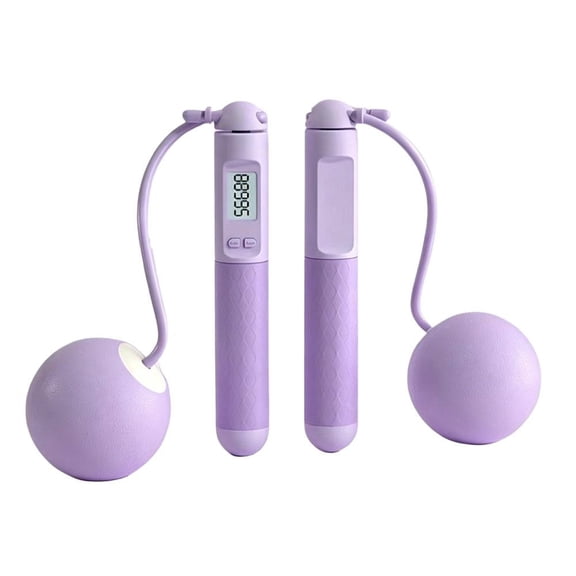 Cordless Jump Rope, Handio Jump Rope with Counter, Workout Jumping Rope with Steel Ball Bearings, Adjustable Length Speed Skipping Rope for Men Women Home Gym, Crossfit, Fitness Exercise