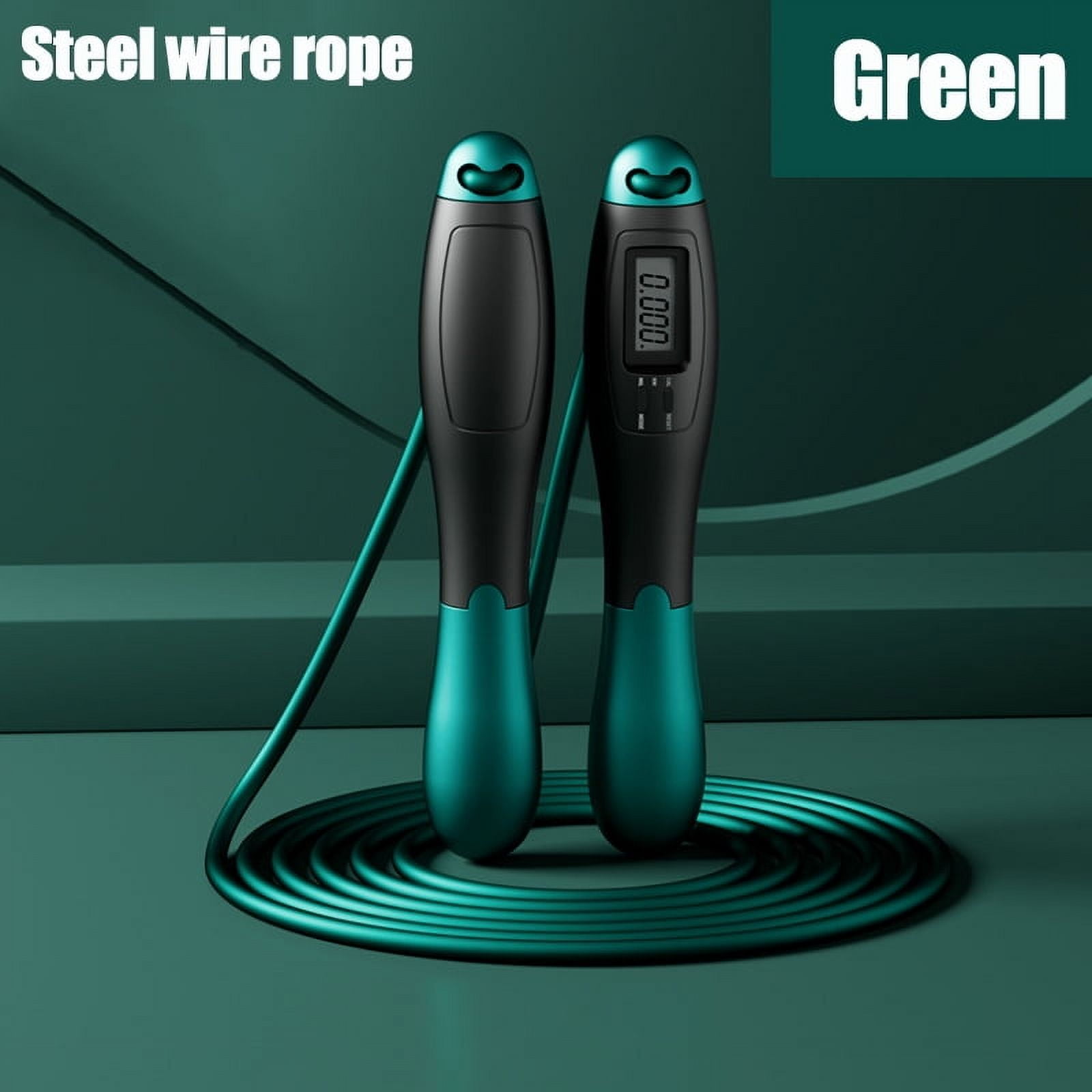 Cordless Jump Rope With Heavy Balls Home Gym Equipment Jump Line for Women Men Exercise Skipping Rope for Weight-loss