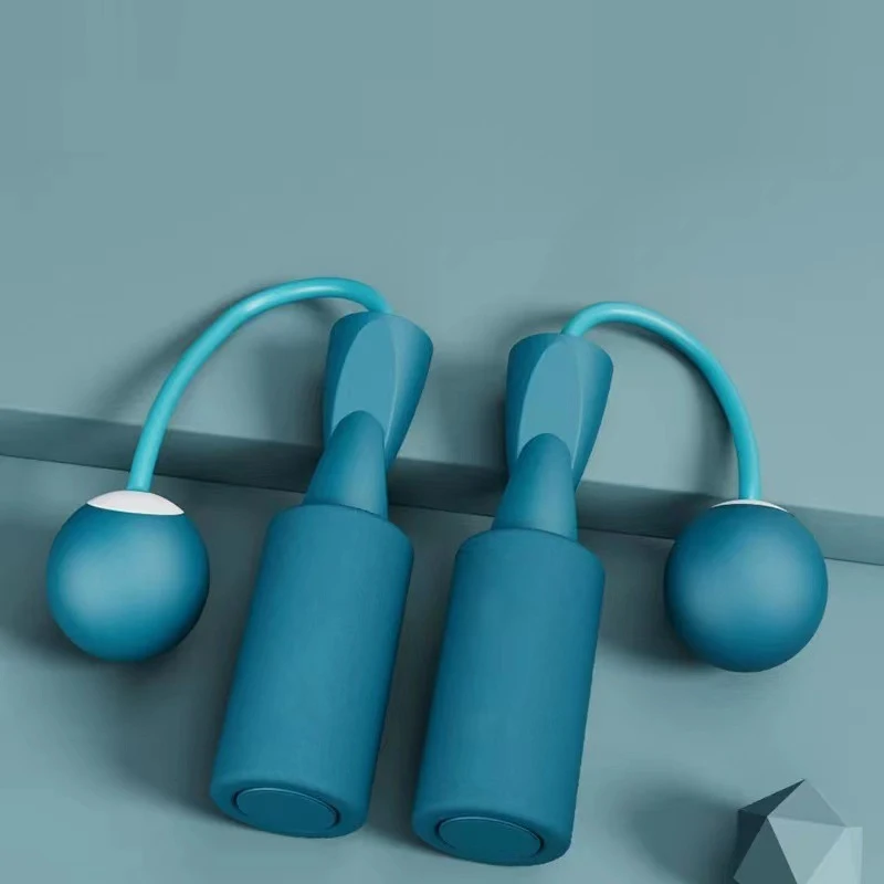 Cordless Jump Rope With Heavy Balls Sports Fitness Training Bodybuilding Exercise Rapid Speed Skipping Rope Home Gym Equipment