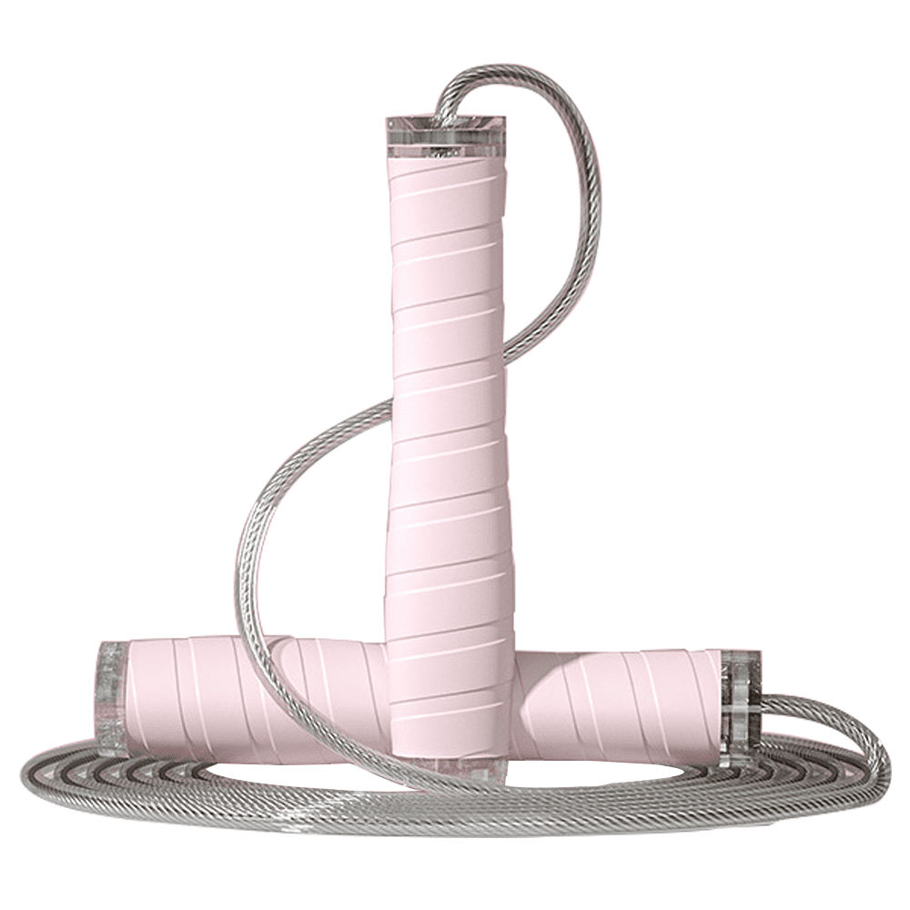 Cordless Jump Rope for Fitness, Adjustable Jump Rope for Workout, Silicone Handle with Ball Bearing
