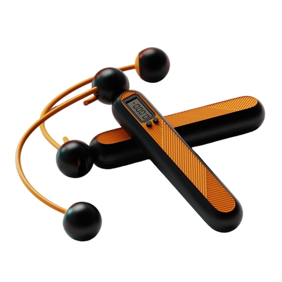 Cordless Jump Rope with Digital Counter Smooth Bearing Rotation Jump Counter Counting Skipping Rope