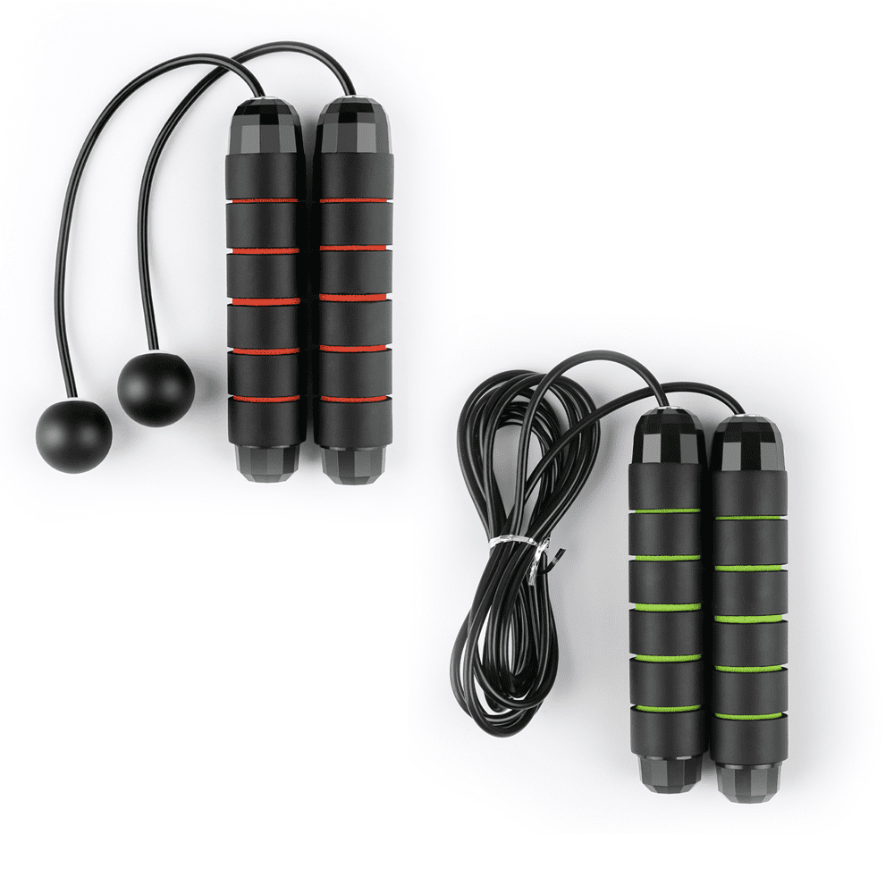 Cordless Jumping Rope + Adjustable Skipping Rope For Different Fitness ...