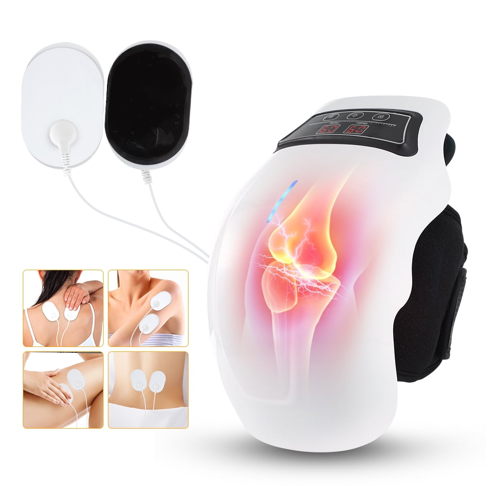 Aoibox Rechargeable Cordless Knee Massager with LED Screen, Infrared Heat,  Vibration Massage for Knee Joint Pain Relief SNSA10HL019 - The Home Depot