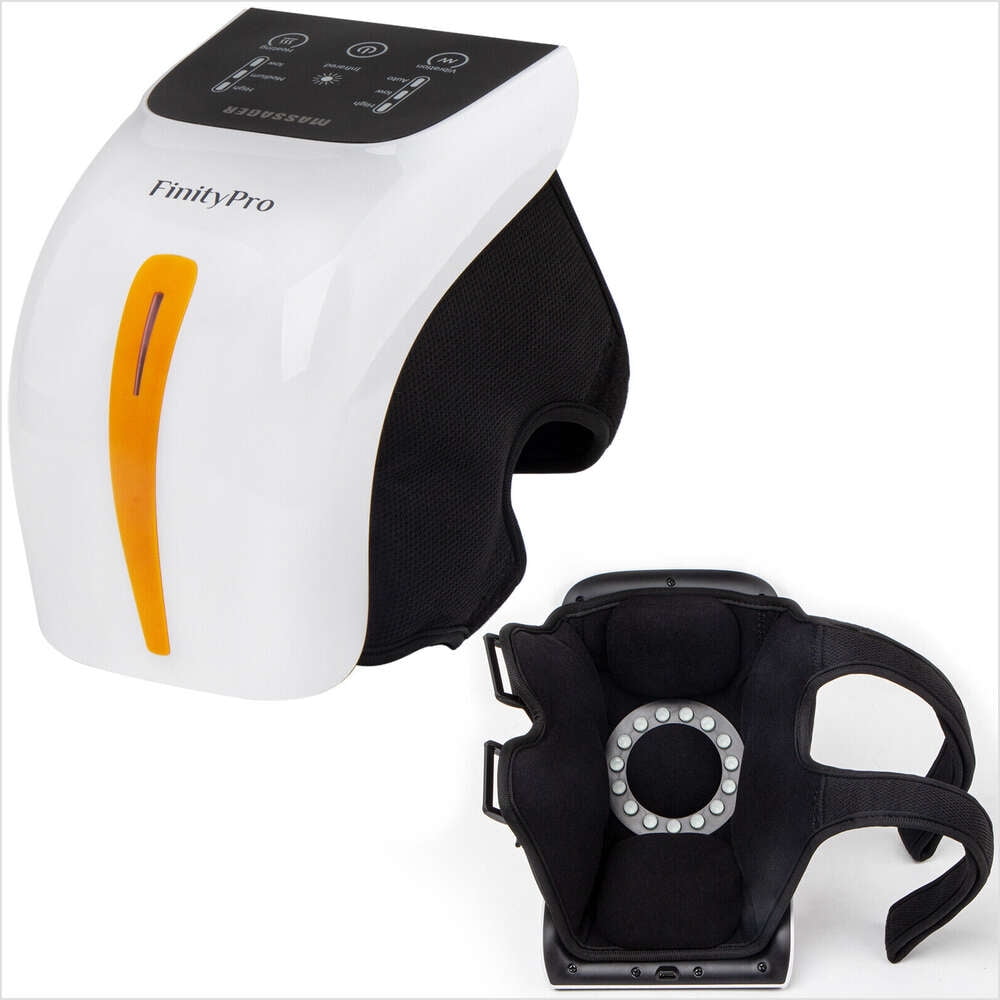Cordless Knee Massager Rechargeable Electronic Infrared Heated with Red Light