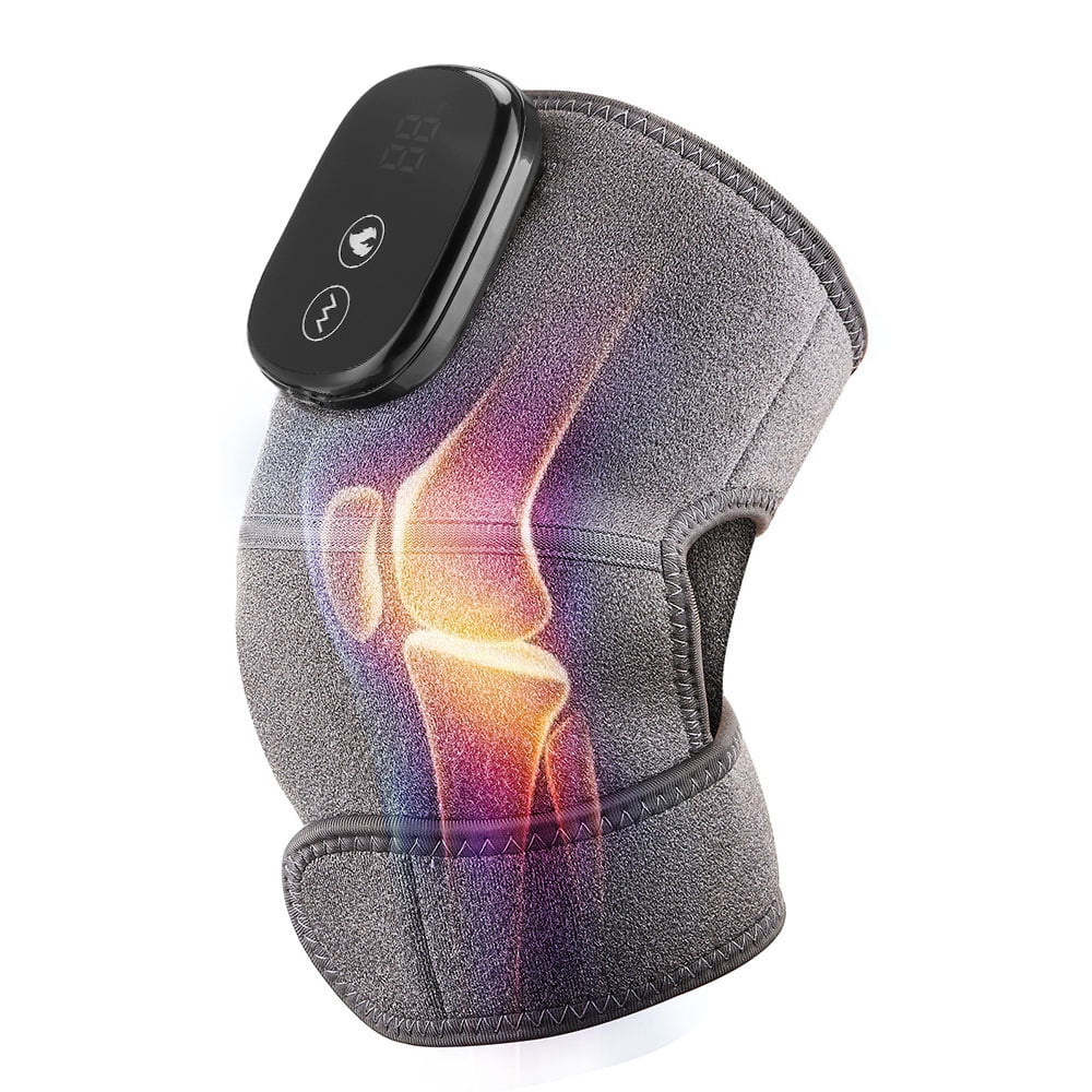 Cordless Knee Massager Shoulder Brace with Heat, 3In1 Heated Knee