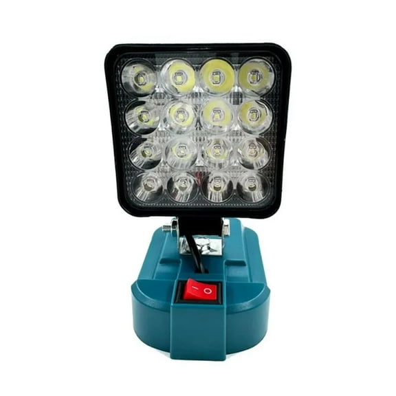 Cordless LED Spotlight for Outdoor Work & Fishing - Portable, Rechargeable Work Light with 3-Inch Rotating Head