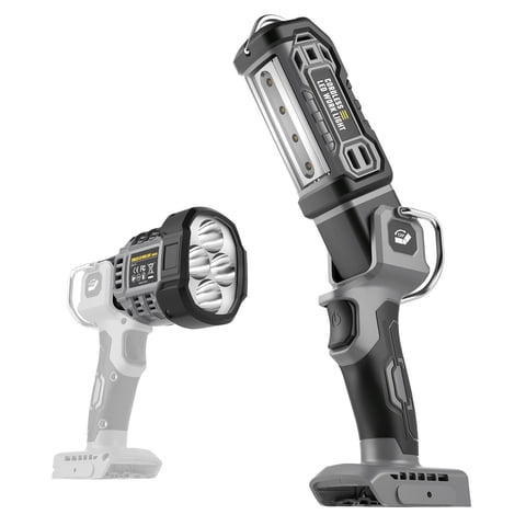 Cordless LED Work Light Tool Only, Compatible with Dewalt 20V Max Battery, 2-in-1 Detachable Spot & Floodlight, 3 Modes 2000LM Jobsite Flashlight