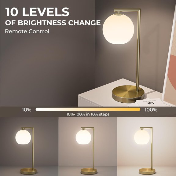 Cordless Lamp for Bedroom, Large LED Lamp for Living Room with Frosted Glass Shade, Bedside Lamps with Remote for Nightstand, 12 RGB Colors and 3 CCT Options$$Tools & Hardware Other