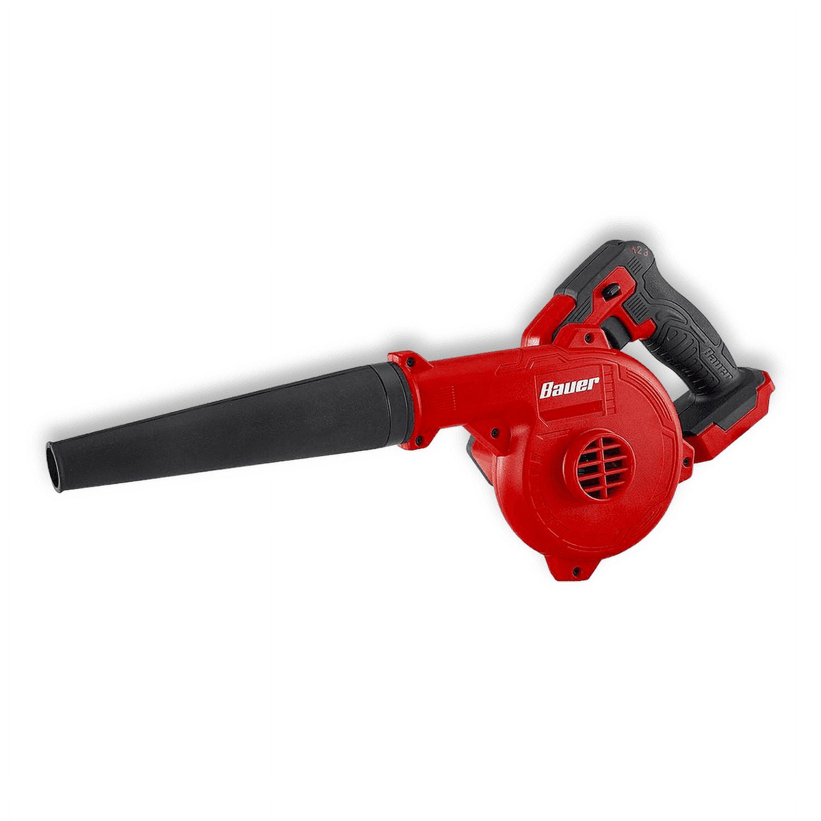 Bauer Cordless Leaf Blower 20 Volt Lightweight 120 CFM Workshop Garden Care Fall Leaf Dust New Tool Only Walmart