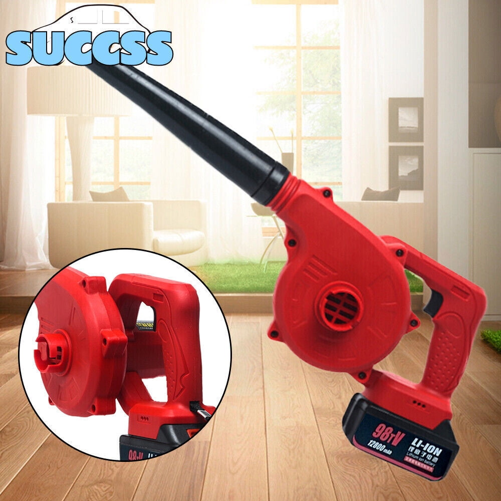 Cordless Leaf Blower with 20V 12800mAh Battery – Lightweight, Powerful Brushless Motor, Adjustable Wind Speed, and Multi-Use for Yard and Home Cleaning