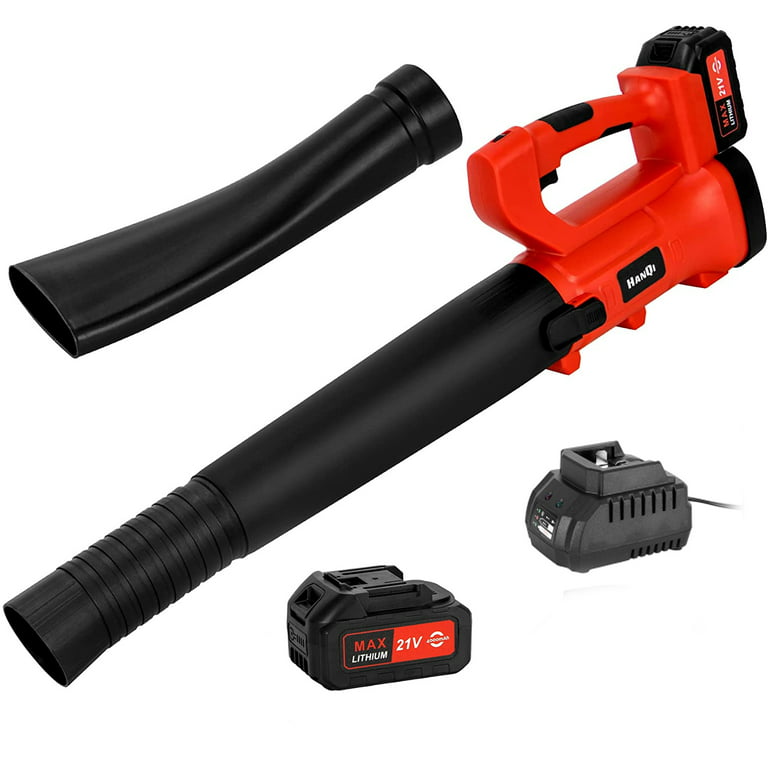 Cordless Leaf Blower 400CFM 6-Speed 150 MPH with 4.0Ah Battery & Charger  Electric Handheld Leaf Blower for Lawn Care Sweeping Snow and Surface Dust  Cleaning 