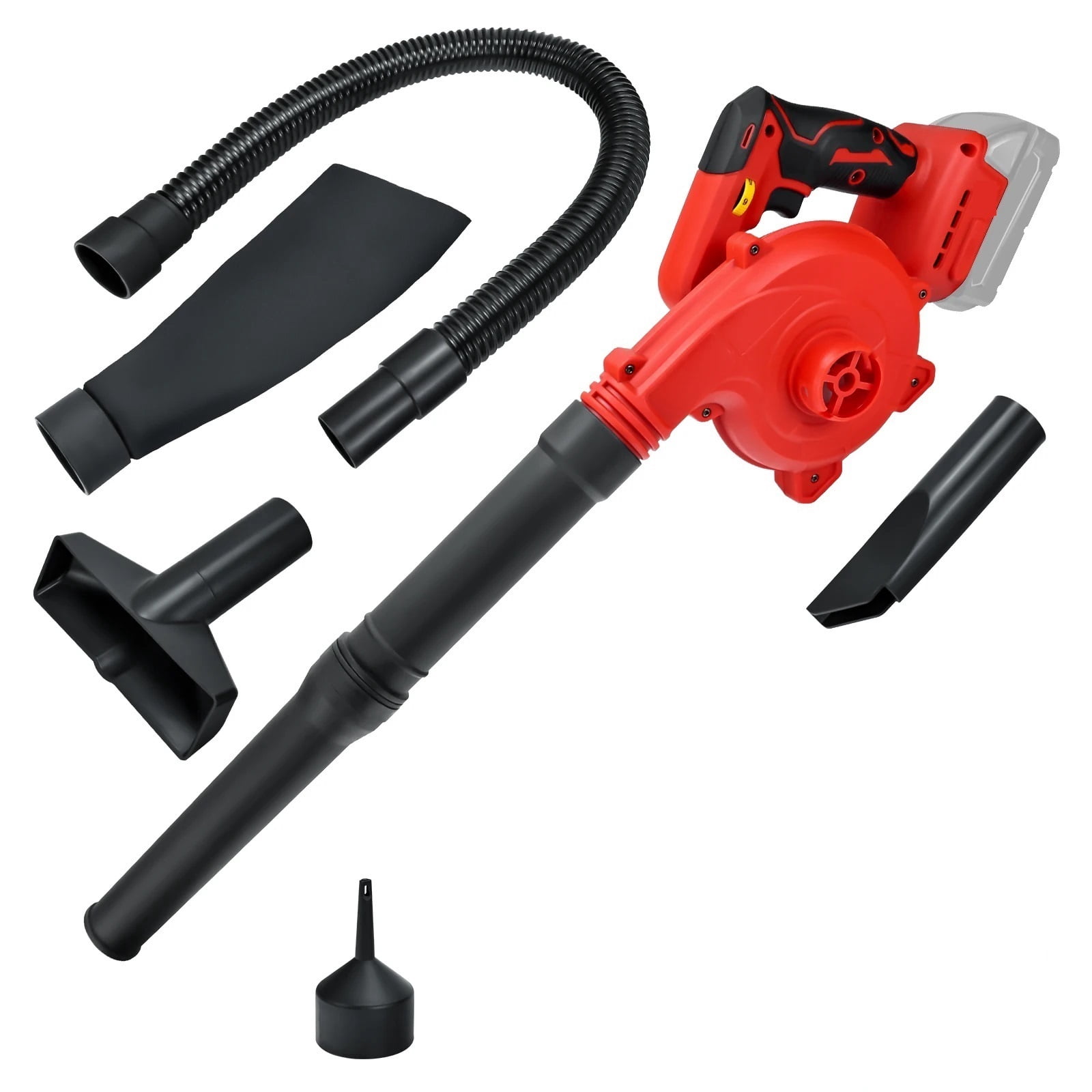 Cordless Leaf Blower Brushless Electric Air Blower 6-Speed Up to 180MPH Vacuum Cleaner (No Battery) ,Adjustable Speed