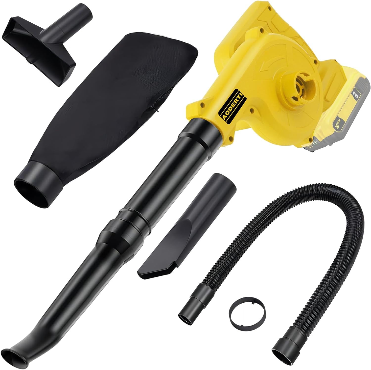 Cordless Leaf Blower Compatible with DEWALT 20V Max Battery 2 in 1 Electric Leaf Vacuum Blower Variable Speed Up to 180MPH Lightweight Mini Blowers for Lawn Care Battery Not Included Walmart