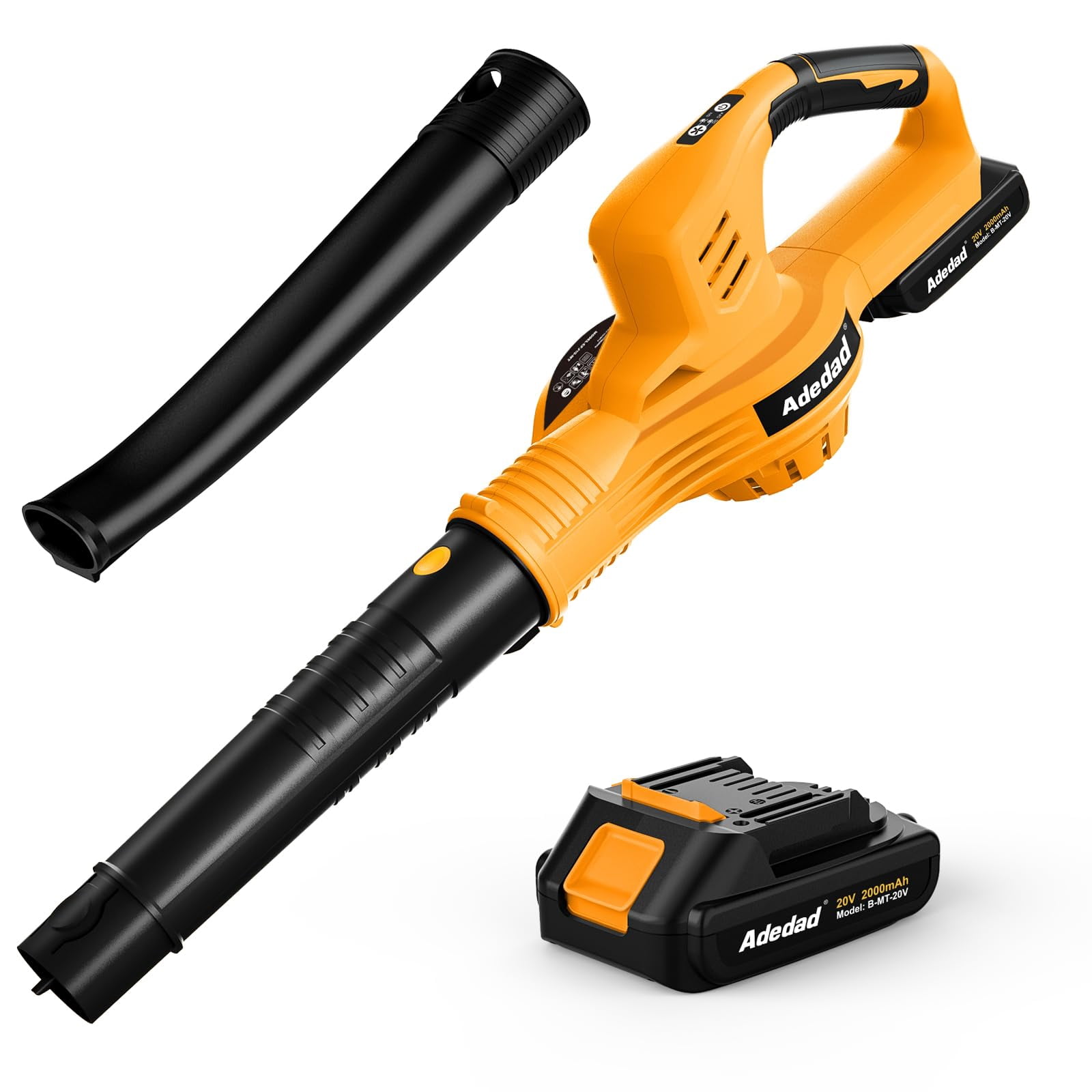 Cordless Leaf Blower with DHF10 Battery and Charger 20V Lightweight