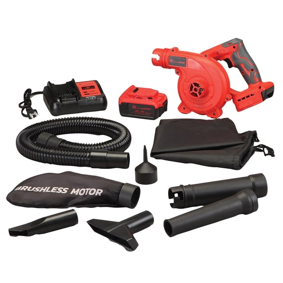 Cordless Leaf Blower Vacuum, Battery and Charger Set By LivingSURE™