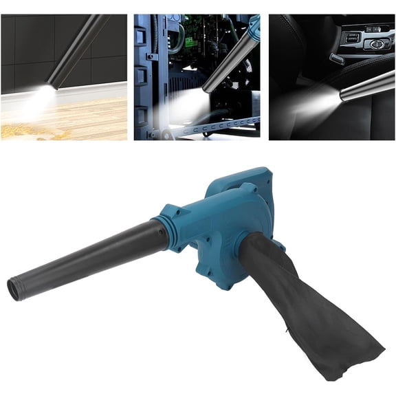 Cordless Leaf Vacuum, Detachable Hose Leaf Blower 200W for Cleaning Garage