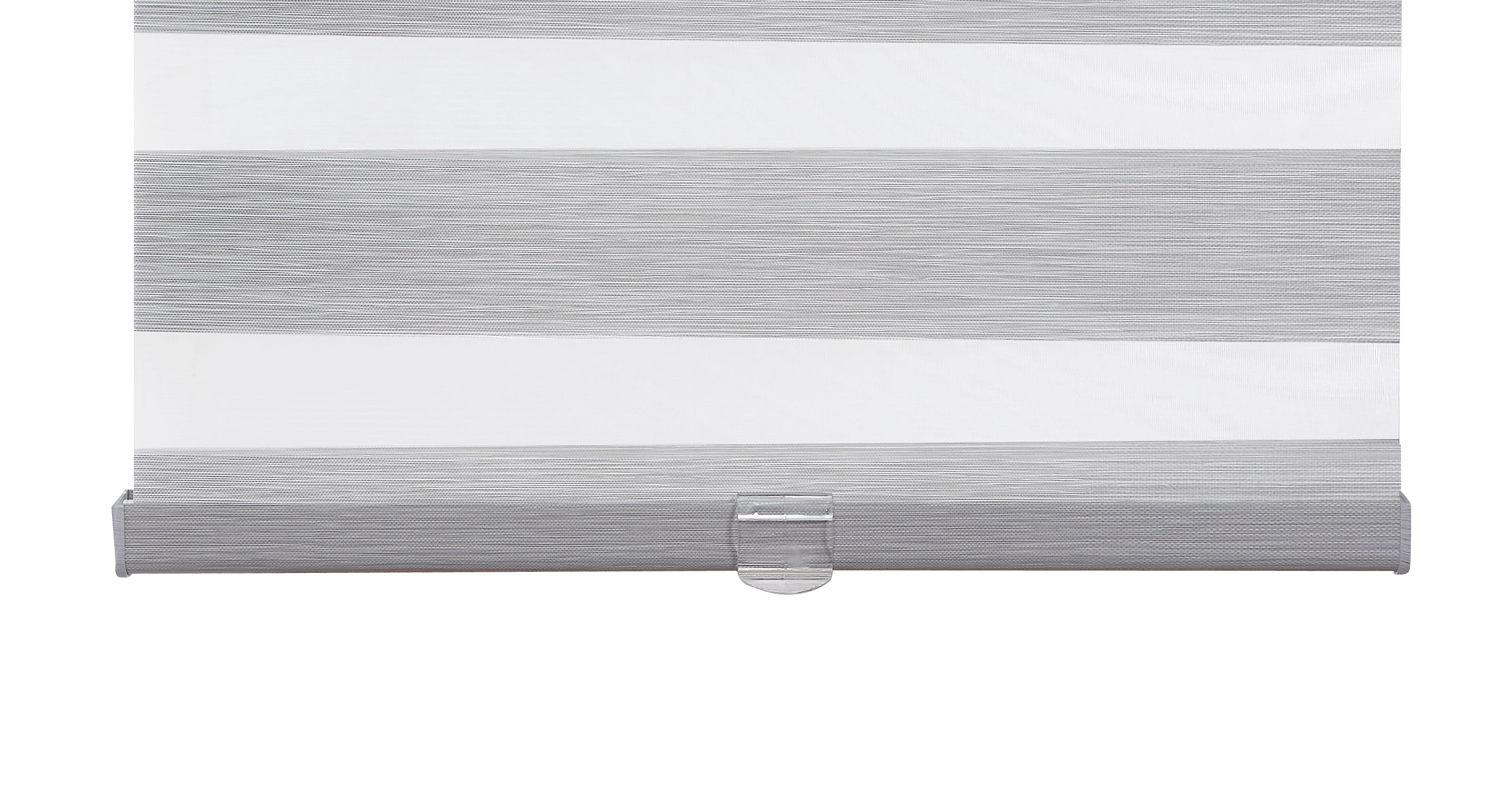 Cordless Light Filtering Layered Shade 39" X 72" Gray Stria