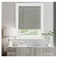 thumbnail image 1 of Cordless Light Filtering Mini Blind - 31 Inch Width, 64 Inch Length, 1" Slat Size - Grey - Cordless GII Morningstar Horizontal Windows Blinds for Interior by Achim Home Decor, 1 of 6