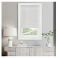thumbnail image 1 of Cordless Light Filtering Mini Blind - 40 Inch Width, 64 Inch Length, 1" Slat Size - Pearl White - Cordless GII Morningstar Horizontal Windows Blinds for Interior by Achim Home Decor, 1 of 6