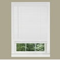 thumbnail image 1 of Cordless Light Filtering Mini Blind - 54 Inch Width and 64 Inch Length, 1" Slat Size - Pearl White - Cordless GII Morningstar Horizontal Windows Blinds for Interior by Achim Home Decor, 1 of 6