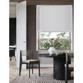 Cordless Light Filtering Mini Blinds for Windows, Horizontal Vinyl