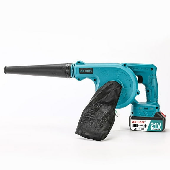 Cordless Lithium-Ion Blower&Vacuum:High-Power Industrial Blower Gun for Car/Dust/Snow Removal, Rechargeable Handheld Multifunction Tool, Compact Design for Vehicle&Workshop Use
