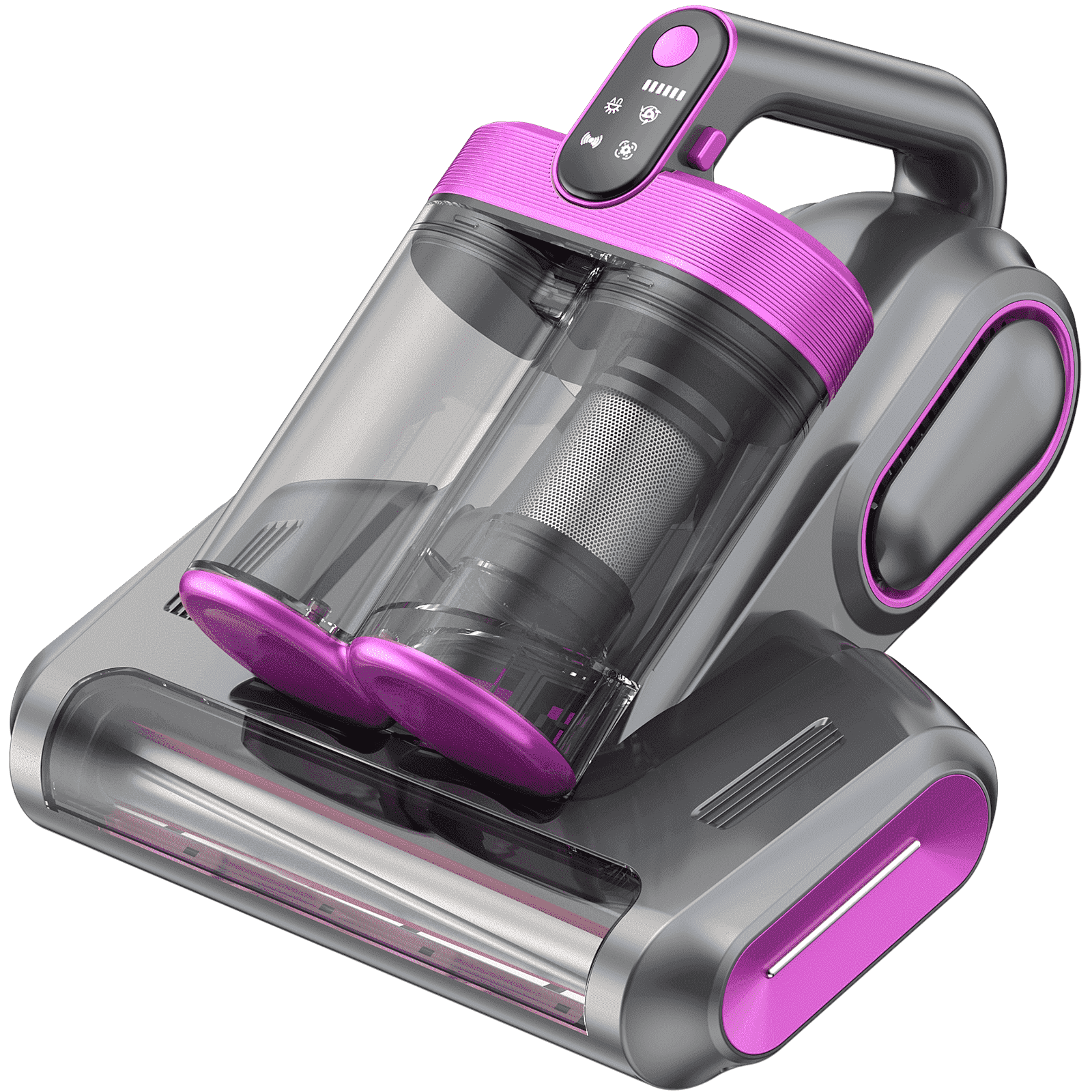 Cordless Mattress Vacuum, 18Kpa/30Mins Bed Vacuum Cleaner with HEPA Filter, UV-C Light, and Ultrasonic Tech
