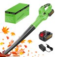 thumbnail image 1 of Cordless Mini Leaf Blower, 21V Handheld Electric Leaf Blower, Green, 1 of 16