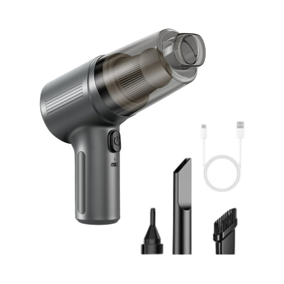 Cordless Mini Vacuum, Multi-Function Handheld Portable Vacuum Cleaner - Cleaning Dust, Hairs, Crumbs, for Keyboard, Computer, Car, Pet House, Gray