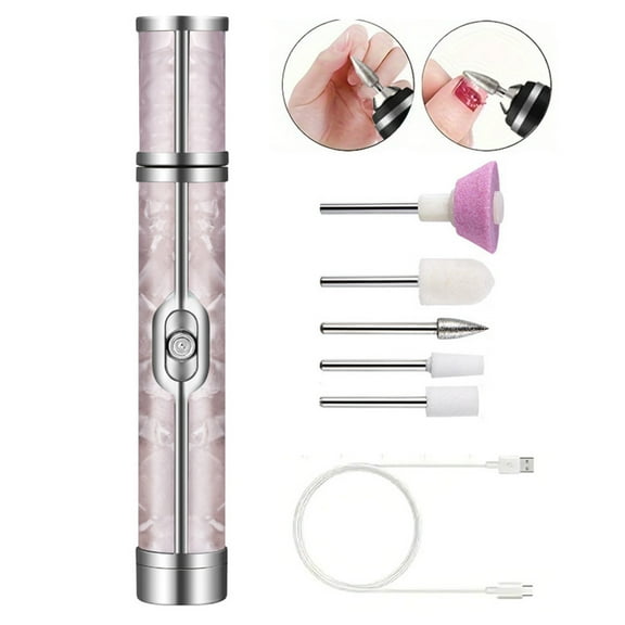 Cordless Nail Drill Machine Manicure Pedicure Grinder Kit Efficient Toe Nail Filer Trimmer Tool