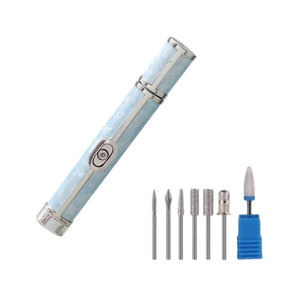 Cordless Nail Grinder for Manicure and Pedicure Precision Nail Drill Machine for Grooming in Home Spa Use