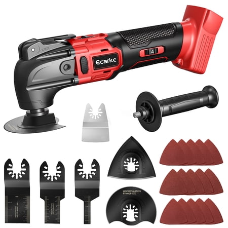 Cordless Oscillating Multi-Tool for Milwaukee 18V Battery with 6-Speed Adjustment for Scraping, Sanding,Cutting Wood (Battery Not Included)