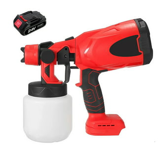 Dayplus Paint Sprayer 550W Electric Paint Spray Gun, Handheld Painting with 3 Spray Patterns and Adjustable Valve Knob for Painting Ceiling, Fence