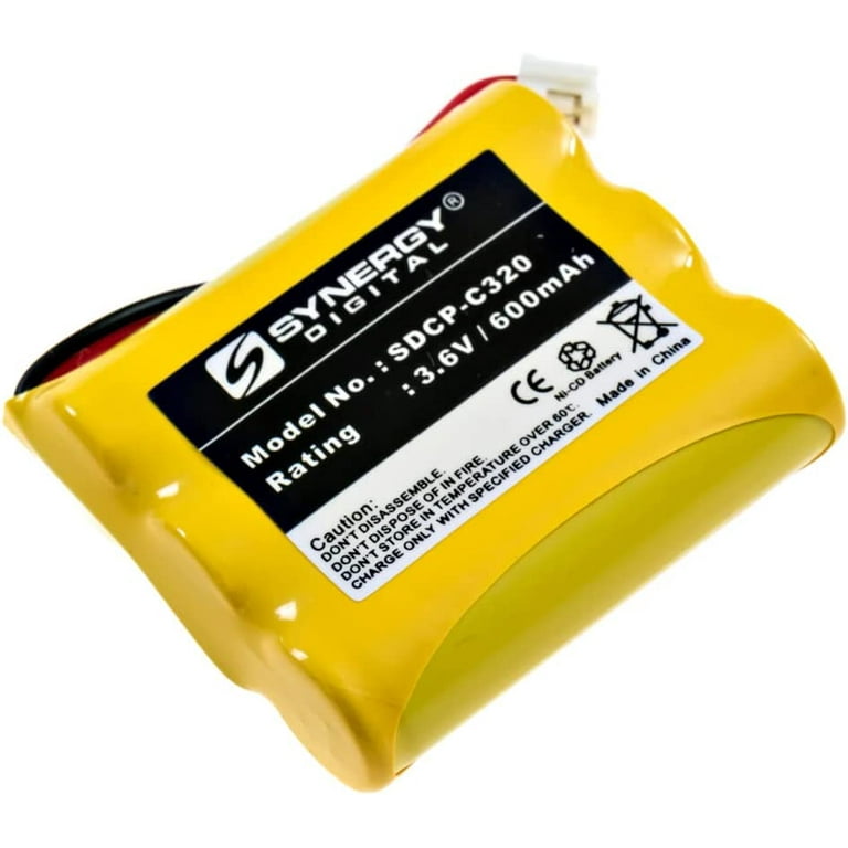 Cordless Phone Battery Compatible with AT T Lucent 3301 Cordless Phone NI CD 3.6V 600 mAh Ultra Walmart