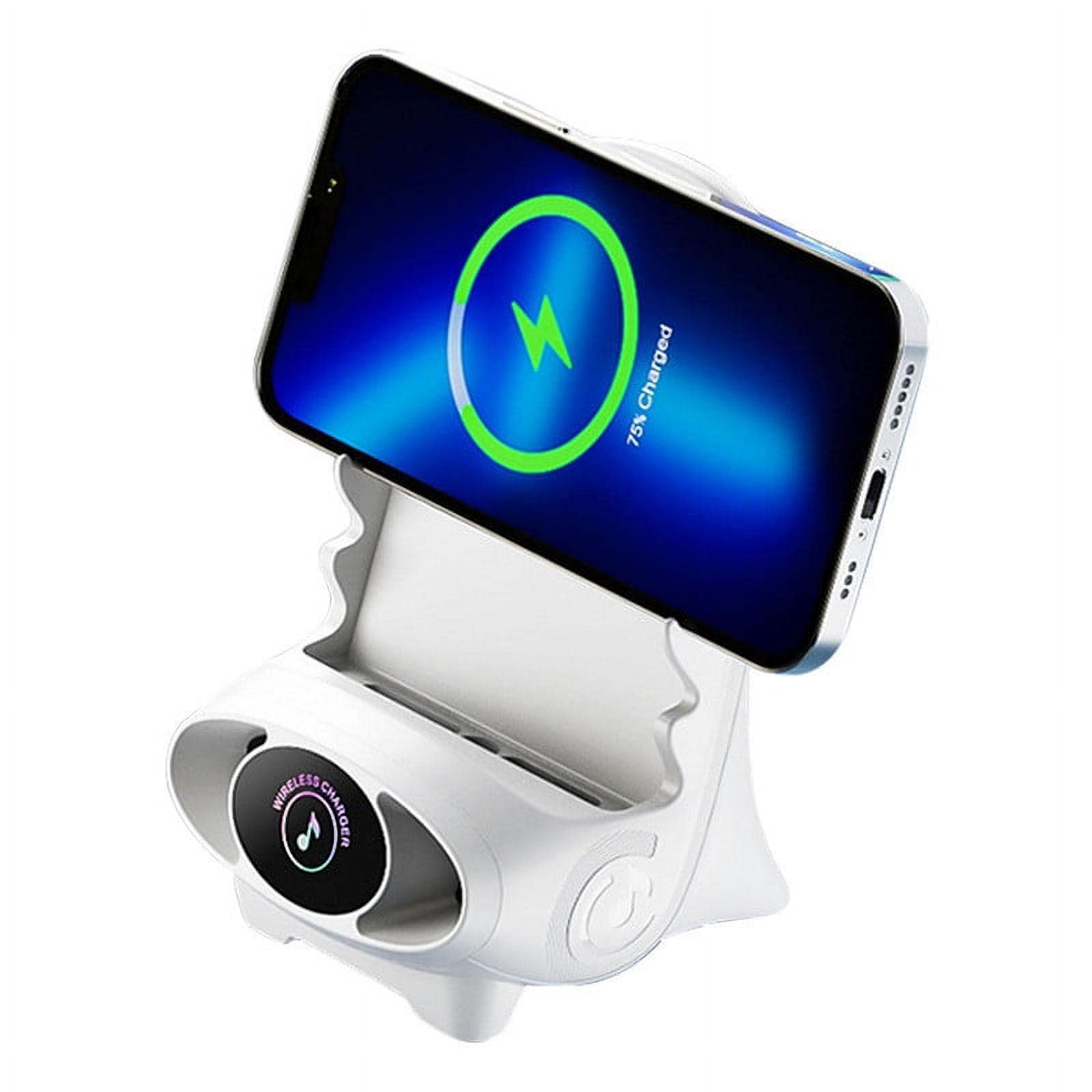 Cordless Phone Charger, Fast Wireless Charging Phone Mount, Sleep