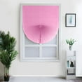 thumbnail image 1 of Polyester Fabric Window Curtain Panel Drapes Cordless Pleated Shades Light Filtering Blinds Easy No Drill Installation, 1 of 5