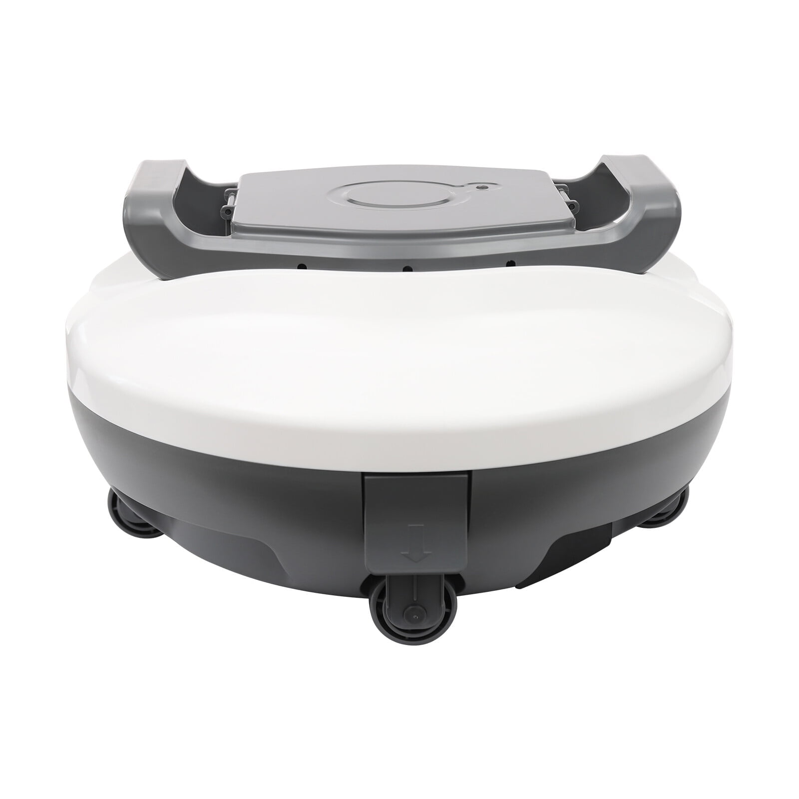 Cordless Pool Cleaner - Powerful Dual Copper Motor, 90 Min Runtime, IPX8 Waterproof for Pools up to 80㎡ (Grey/White, 40W, US Plug)