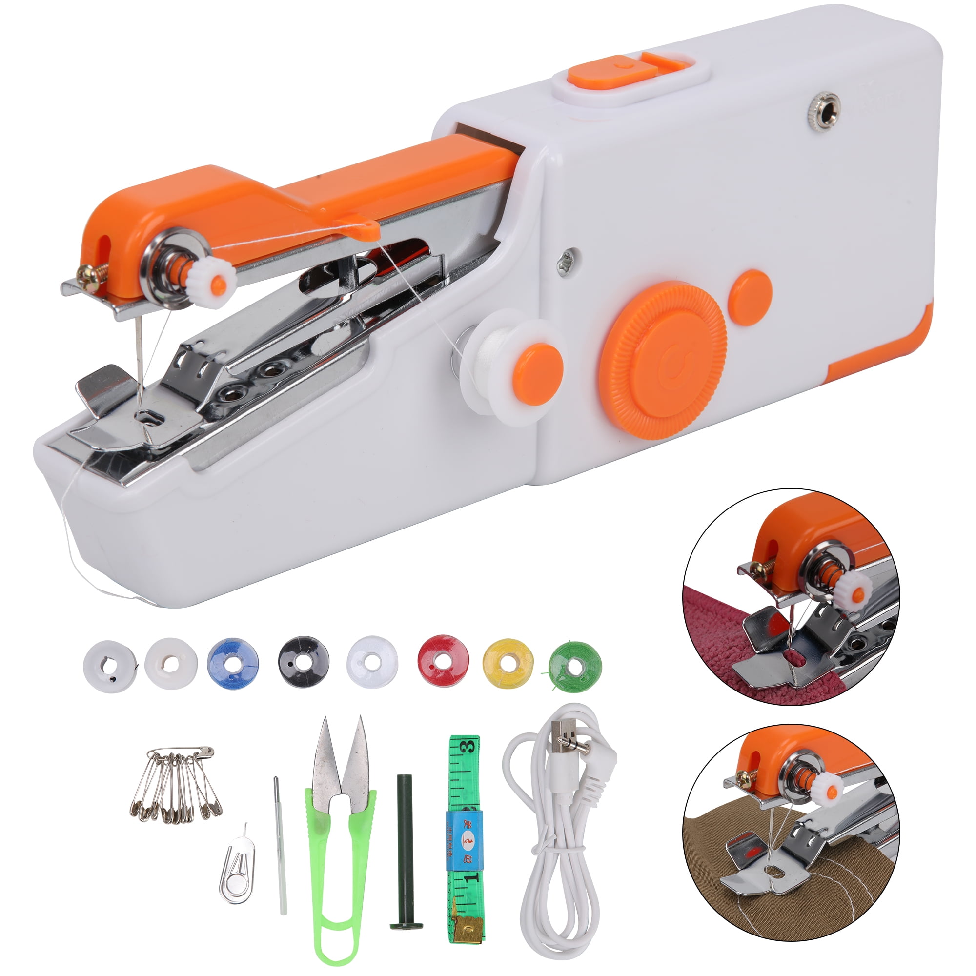 Cordless Portable Electric Sewing Machine with Sewing Accessories for ...