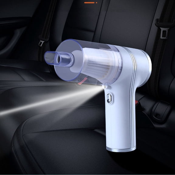 Cordless Portable Handheld Car Vacuum Cleaner with LED Light, 5500Pa 50W USB Rechargeable Wet Dry Vacuum, Powerful Deep Filtration Cleaner for Home Car Dark Corner Pet Hair