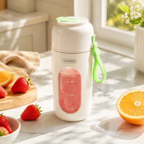 Cordless Portable Juicer Cup, 500ml Large-Capacity Wireless Blender With Powerful Motor And Rechargeable Battery, Multi-Functional Fruit And Protein Shake Maker